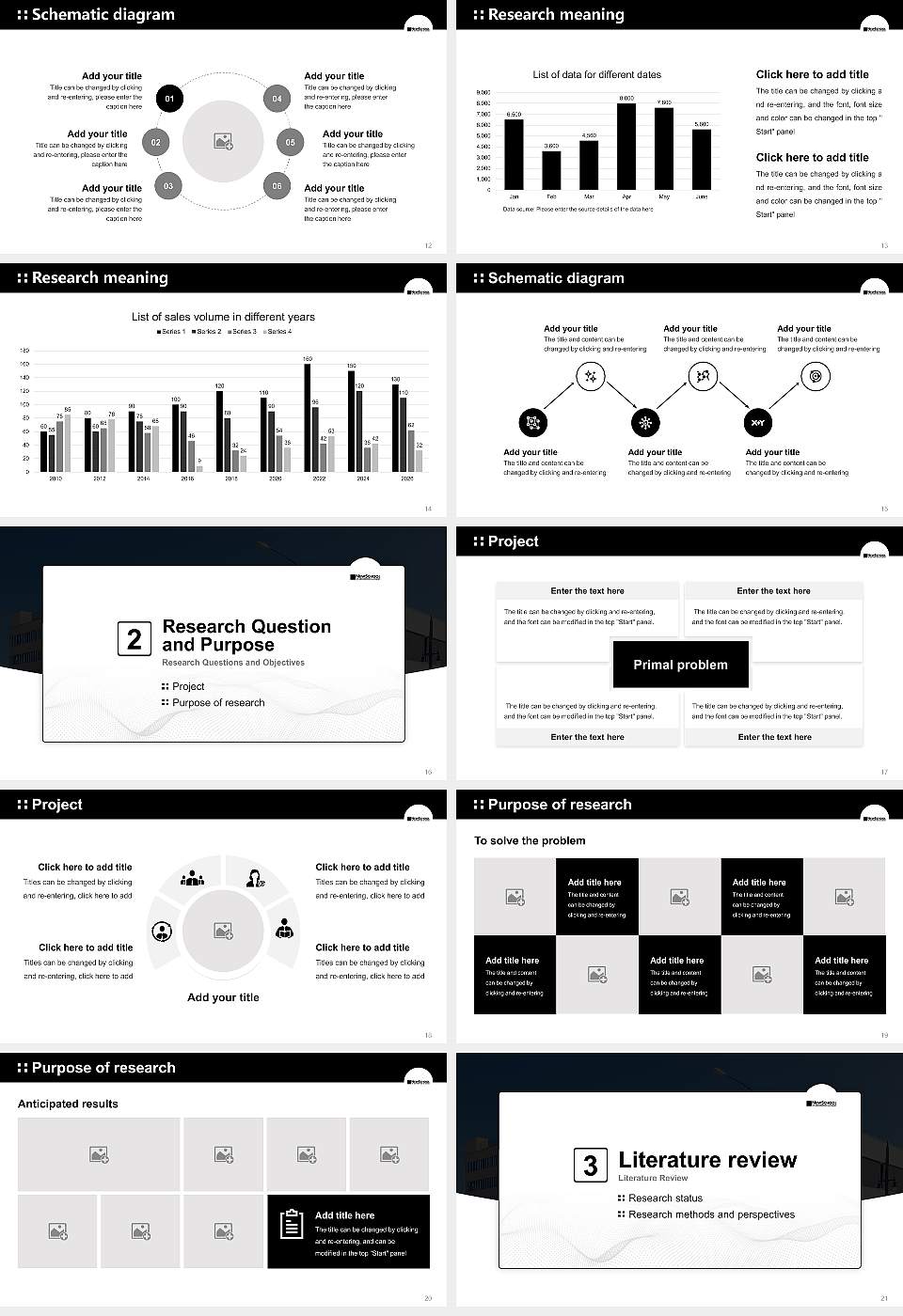 Newschool of Architecture and Design Graduation Thesis Defense PPT Template16:9 ratio PPT effect preview image3