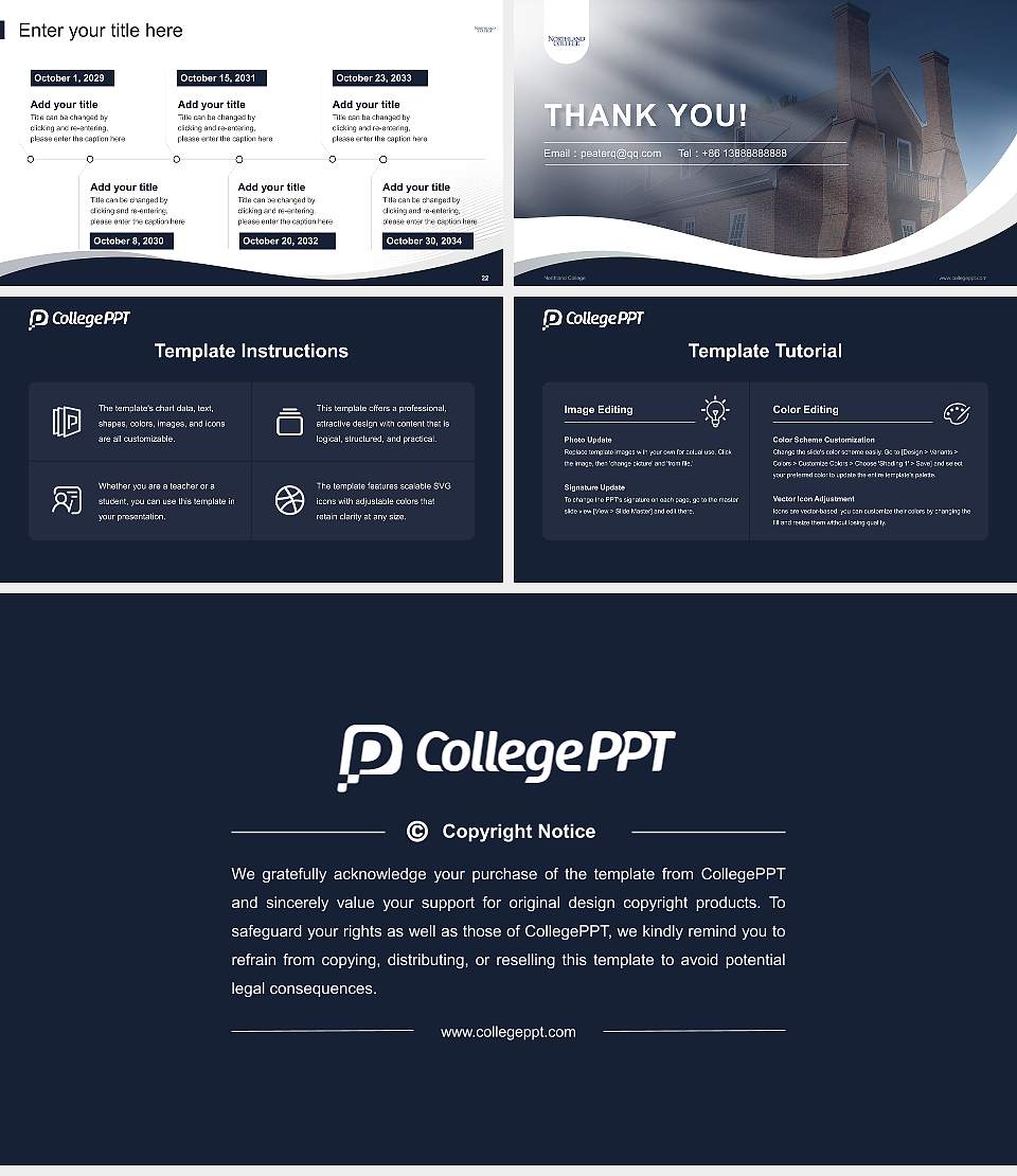 Northland College Lecture Sharing and Networking Event PPT Template16:9 ratio PPT effect preview image4