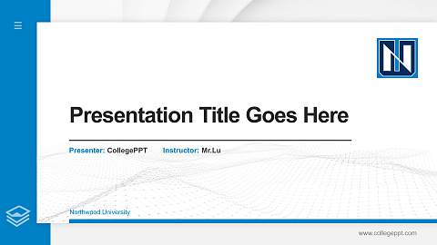 Northwood University Thesis Proposal/Graduation Defense PPT Template