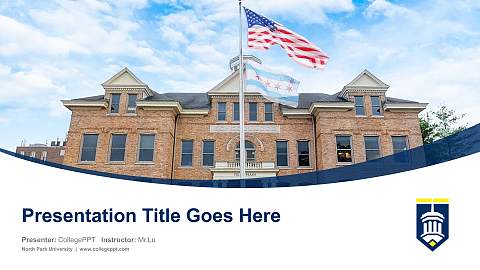 North Park University Course/Courseware Creation PPT Template