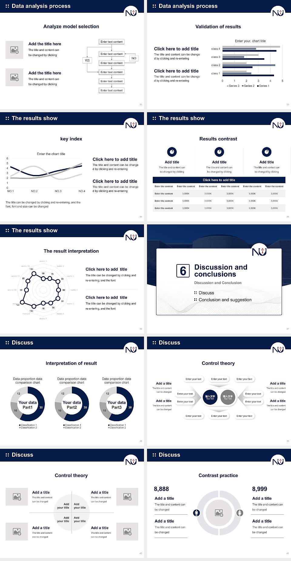 Newman University Graduation Thesis Defense PPT Template4:3 ratio PPT effect preview image5