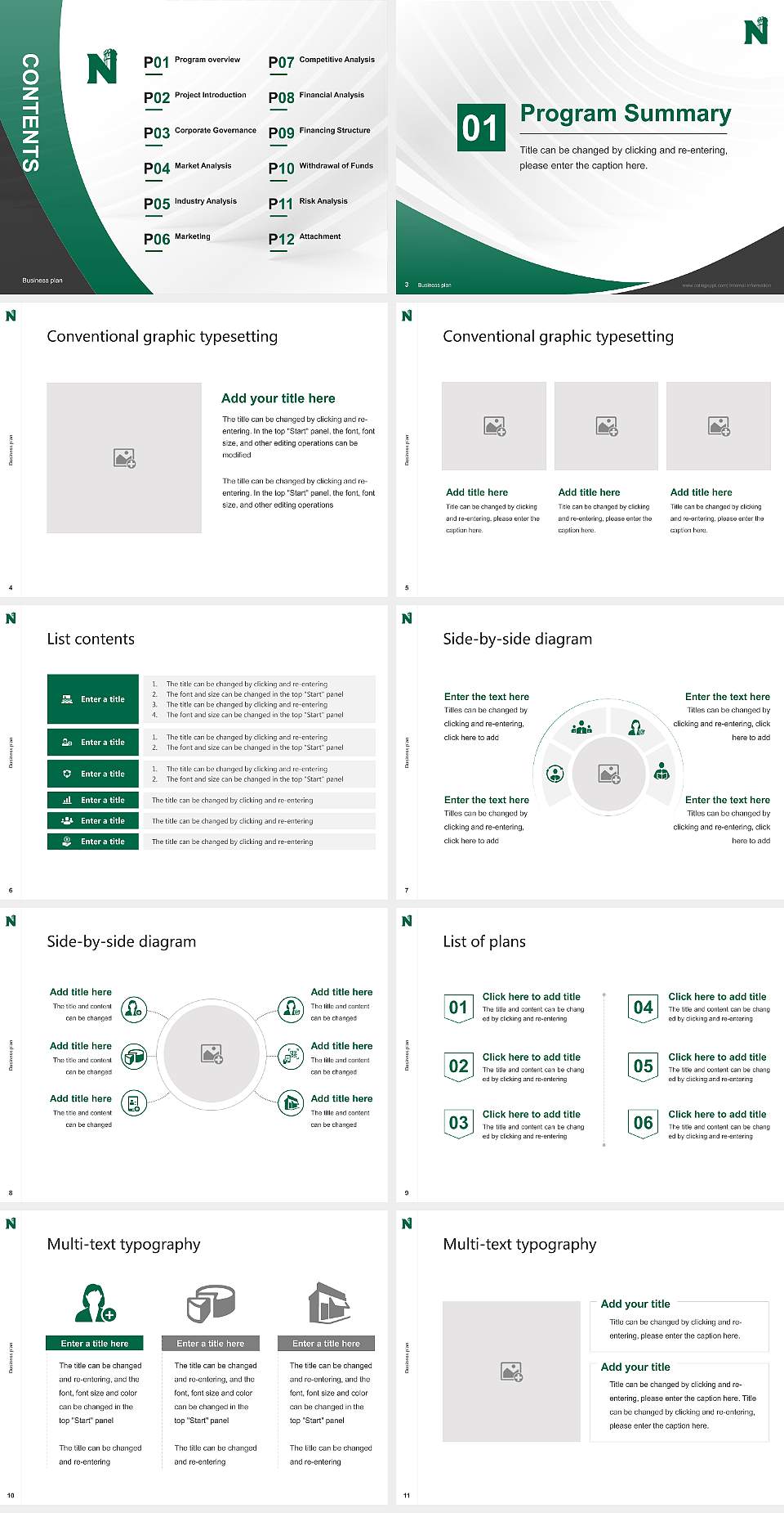 Northwest Missouri State University Competition/Entrepreneurship Contest PPT Template4:3 ratio PPT effect preview image2