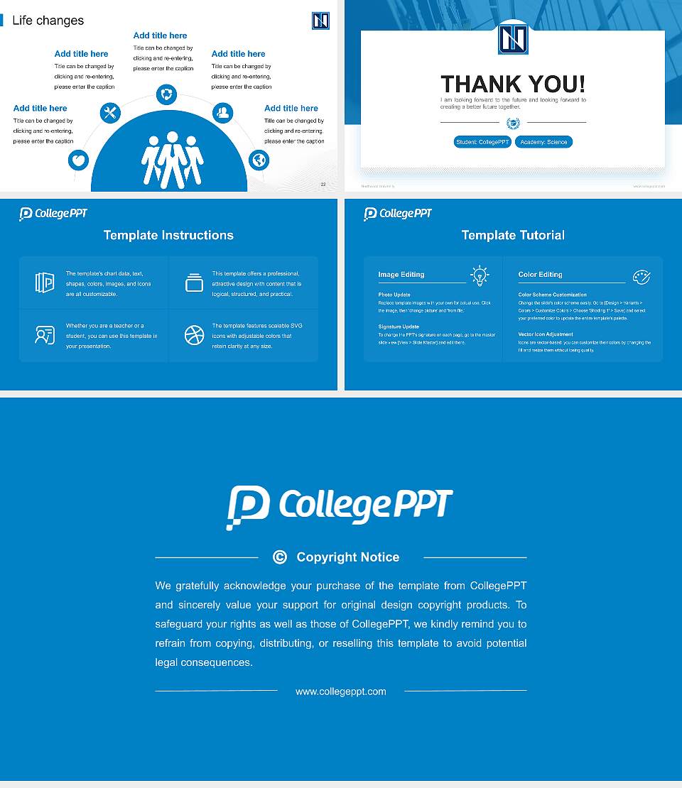 Northwood University National Scholarship Defense PPT Template16:9 ratio PPT effect preview image4