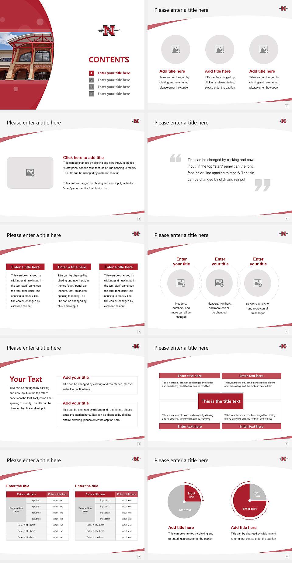 Nicholls State University Course/Courseware Creation PPT Template4:3 ratio PPT effect preview image2