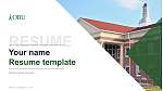 Oklahoma Baptist University CV PPT-sjabloon