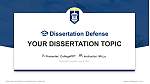 North Park University Graduation Thesis Defense PPT Template