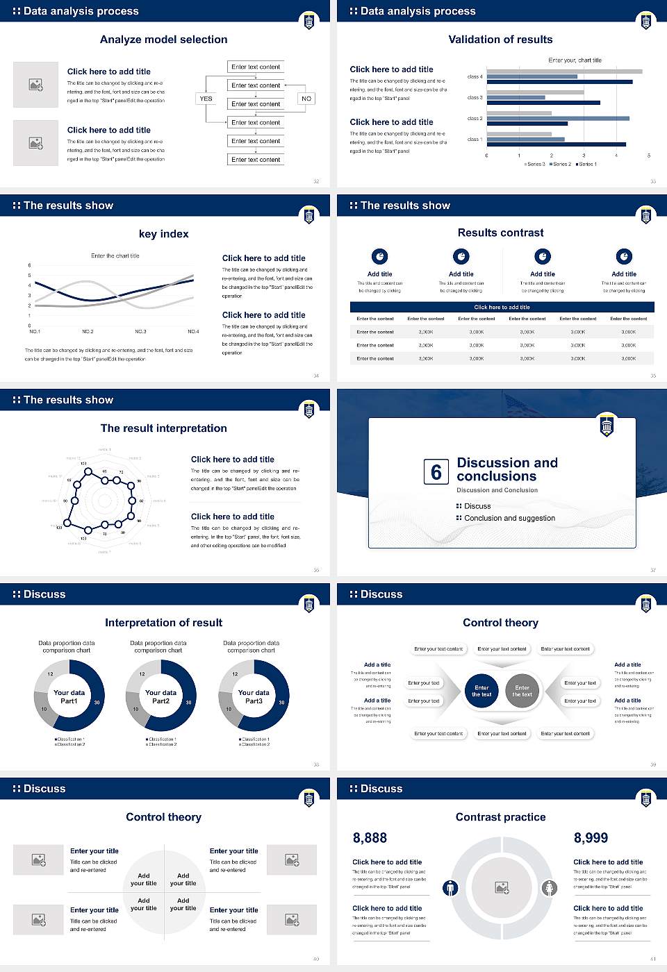North Park University Graduation Thesis Defense PPT Template16:9 ratio PPT effect preview image5