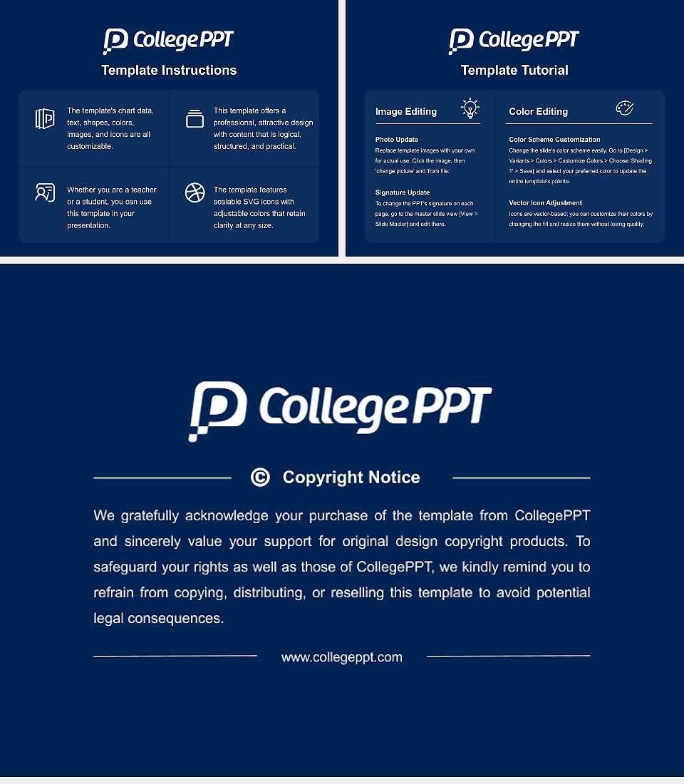 Northern Arizona University Course/Courseware Creation PPT Template4:3 ratio PPT effect preview image5