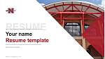 Nicholls State University CV PPT-sjabloon