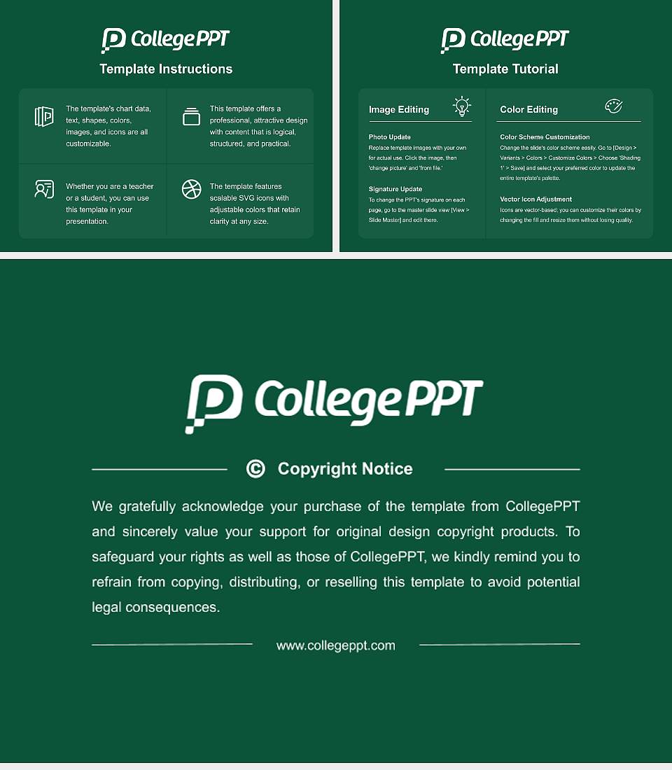 Northern Michigan University Course/Courseware Creation PPT Template4:3 ratio PPT effect preview image5