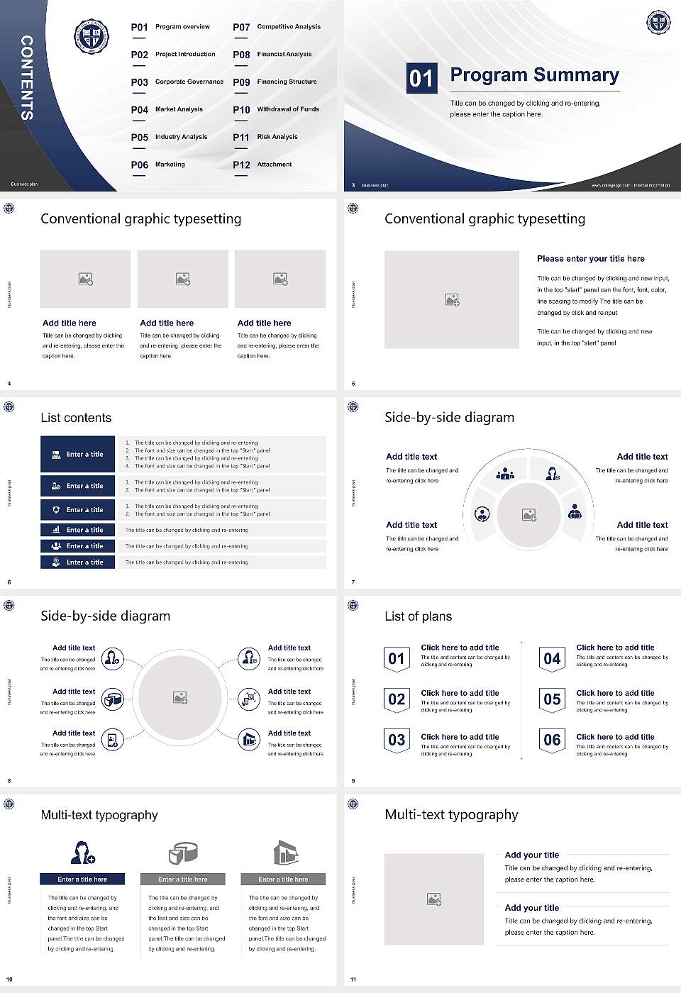 Northpoint Bible College Competition/Entrepreneurship Contest PPT Template16:9 ratio PPT effect preview image2