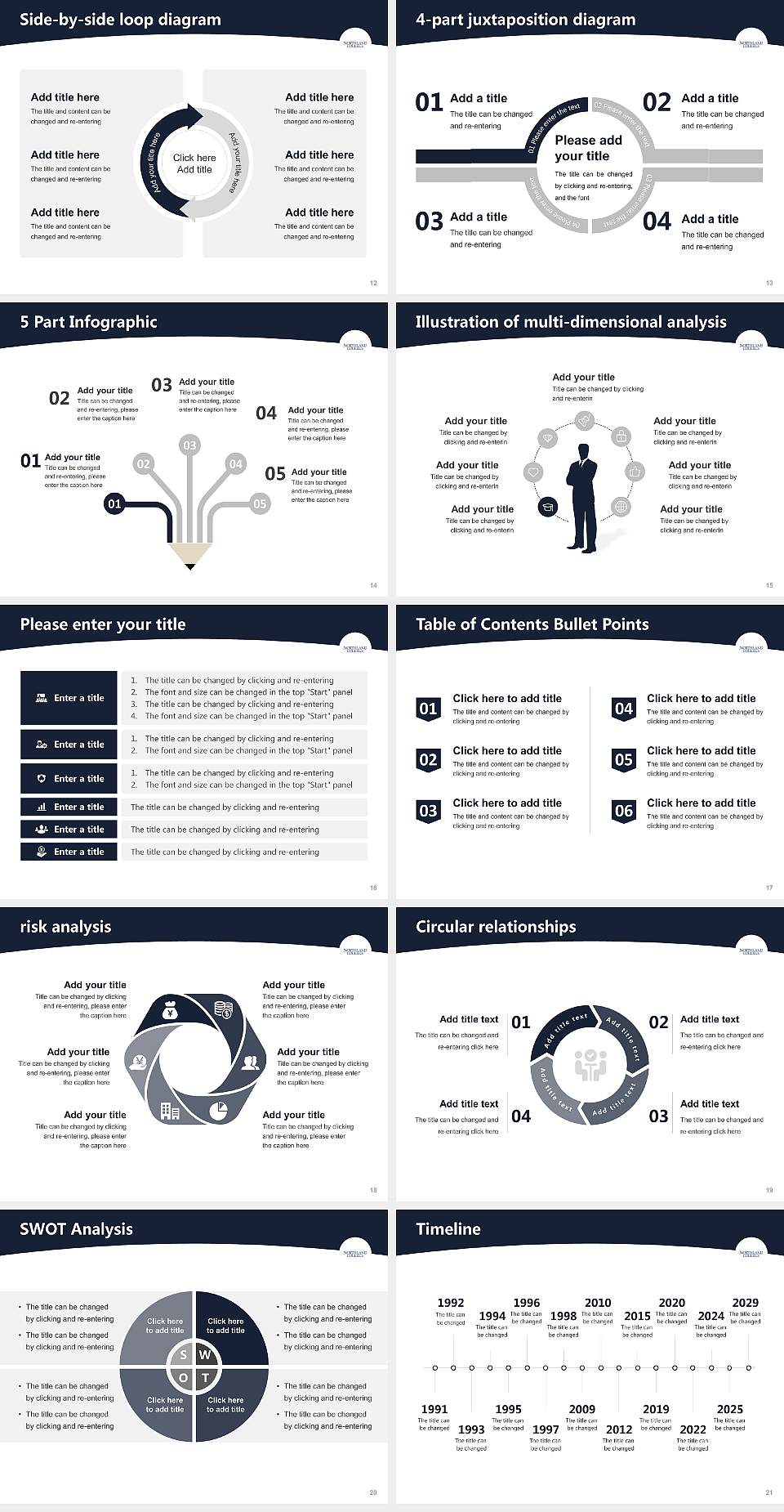 Northland College Academic Presentation/Research Findings Report PPT Template4:3 ratio PPT effect preview image3