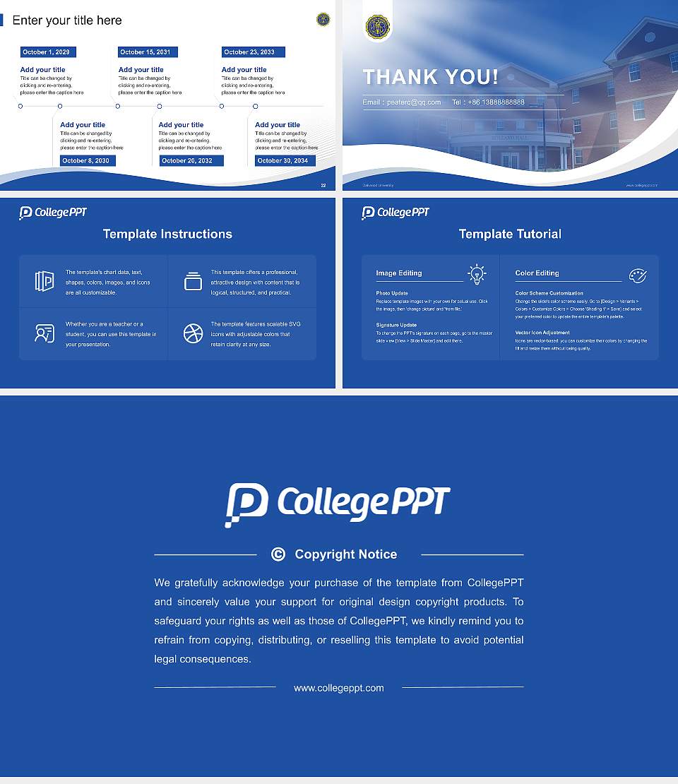 Oakwood University Lecture Sharing and Networking Event PPT Template16:9 ratio PPT effect preview image4