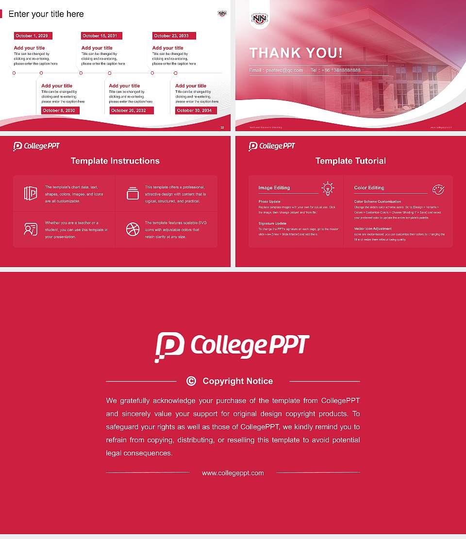 Northwest Nazarene University Lecture Sharing and Networking Event PPT Template16:9 ratio PPT effect preview image4