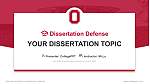 Ohio State University-Marion Campus학위 논문 방어PPT 템플릿