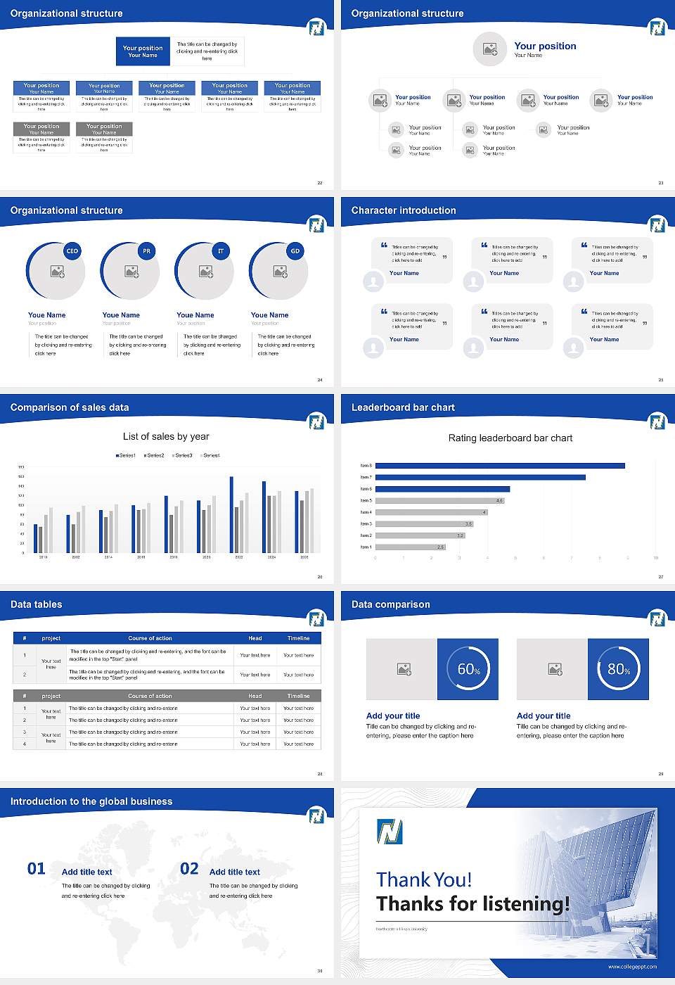 Northeastern Illinois University Academic Presentation/Research Findings Report PPT Template16:9 ratio PPT effect preview image4
