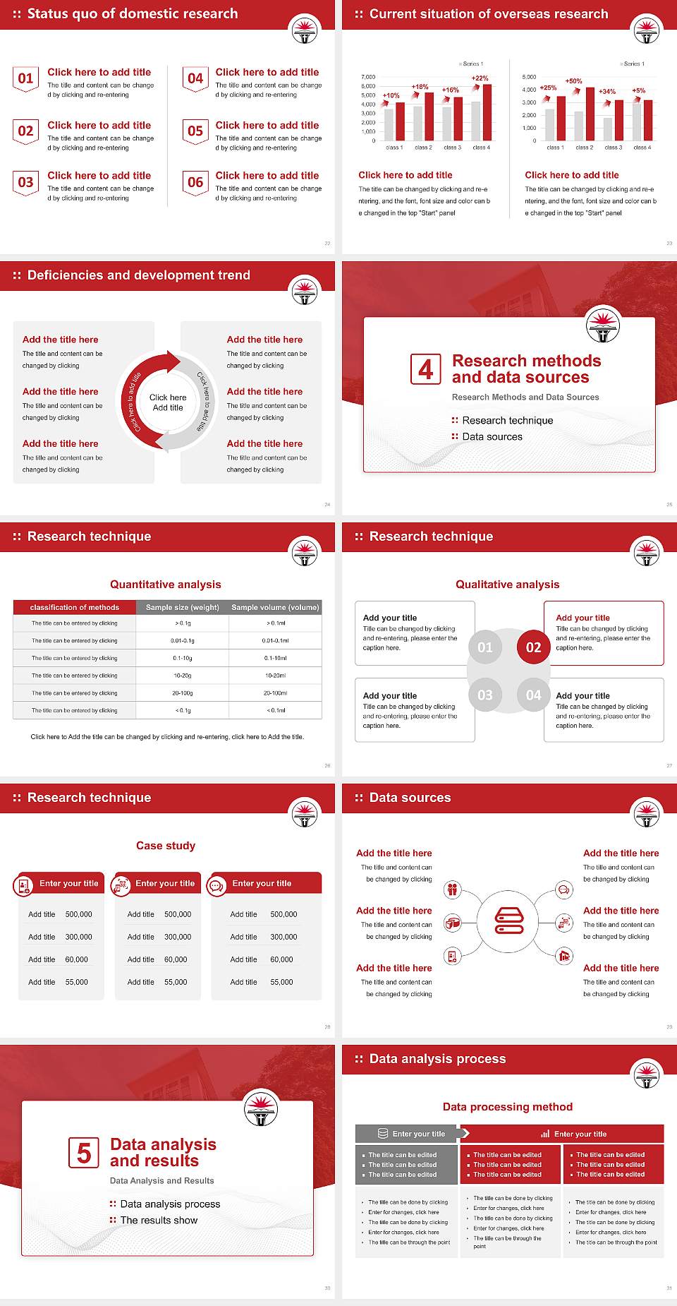 North Greenville University Graduation Thesis Defense PPT Template4:3 ratio PPT effect preview image4