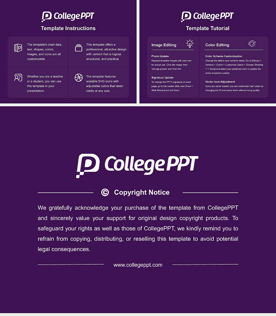 Niagara University Academic Presentation/Research Findings Report PPT Template4:3 ratio PPT effect preview image5