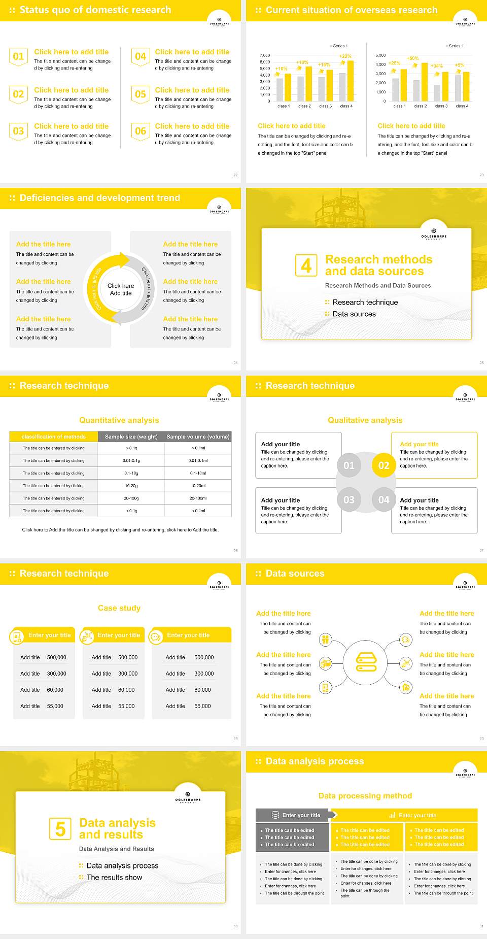 Oglethorpe University Graduation Thesis Defense PPT Template4:3 ratio PPT effect preview image4