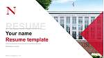Northeastern University Resume Templat PPT