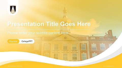 Ohio Dominican University Lecture Sharing and Networking Event PPT Template