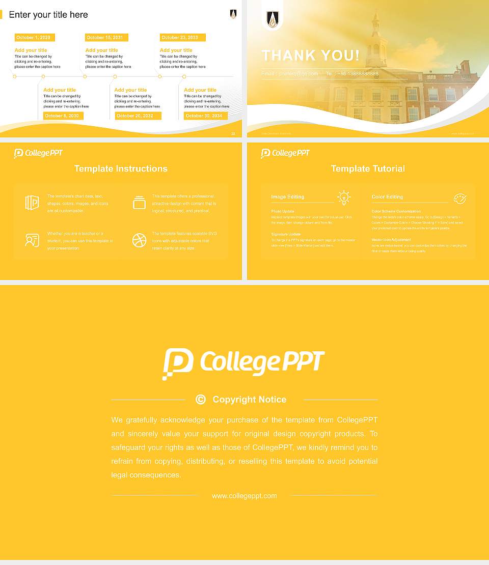 Ohio Dominican University Lecture Sharing and Networking Event PPT Template16:9 ratio PPT effect preview image4