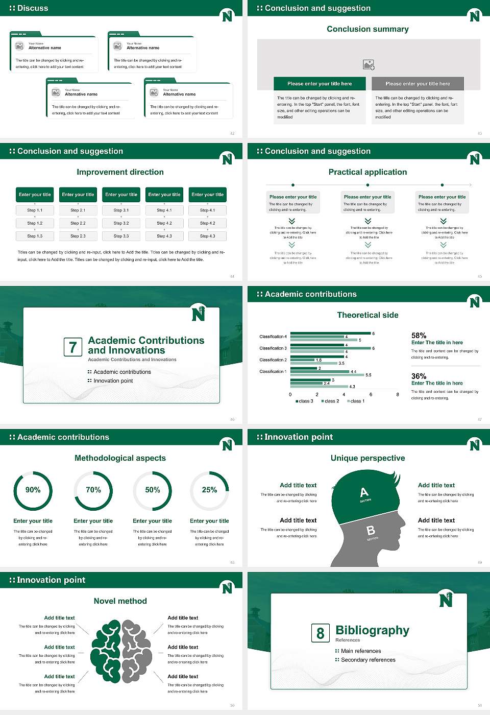 Northwest Missouri State University Graduation Thesis Defense PPT Template16:9 ratio PPT effect preview image6