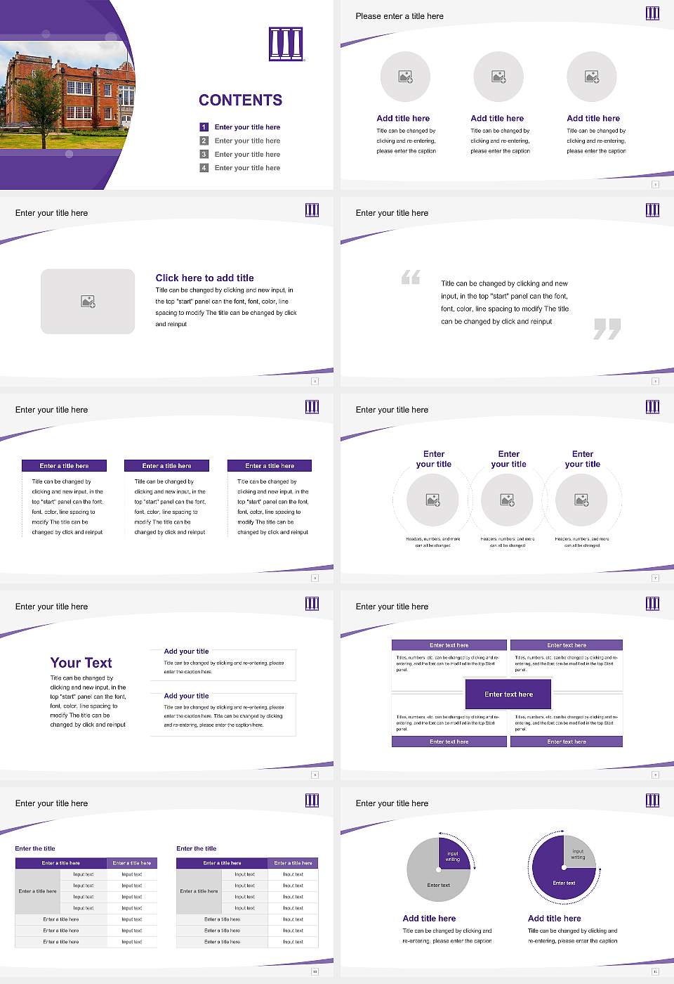 Northwestern State University of Louisiana Course/Courseware Creation PPT Template16:9 ratio PPT effect preview image2