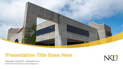 Northern Kentucky University Course/Courseware Creation PPT Template