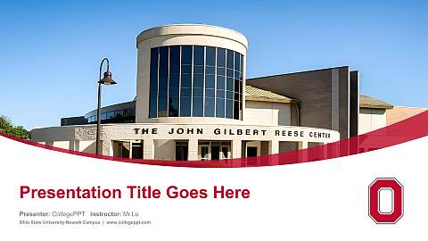 Ohio State University-Newark Campus Course/Courseware Creation PPT Template
