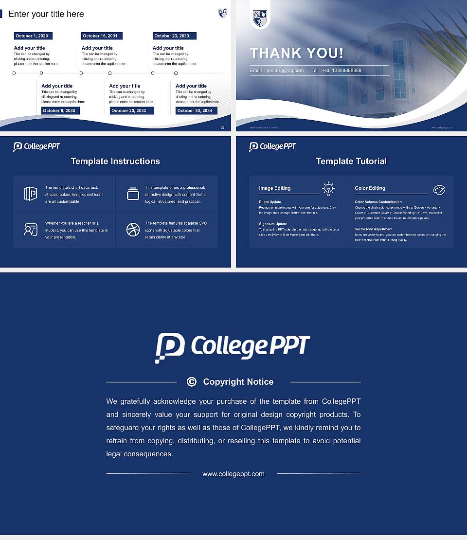 North American University Lecture Sharing and Networking Event PPT Template16:9 ratio PPT effect preview image4