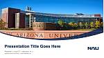 Northern Arizona University Leçon Modèle PPT