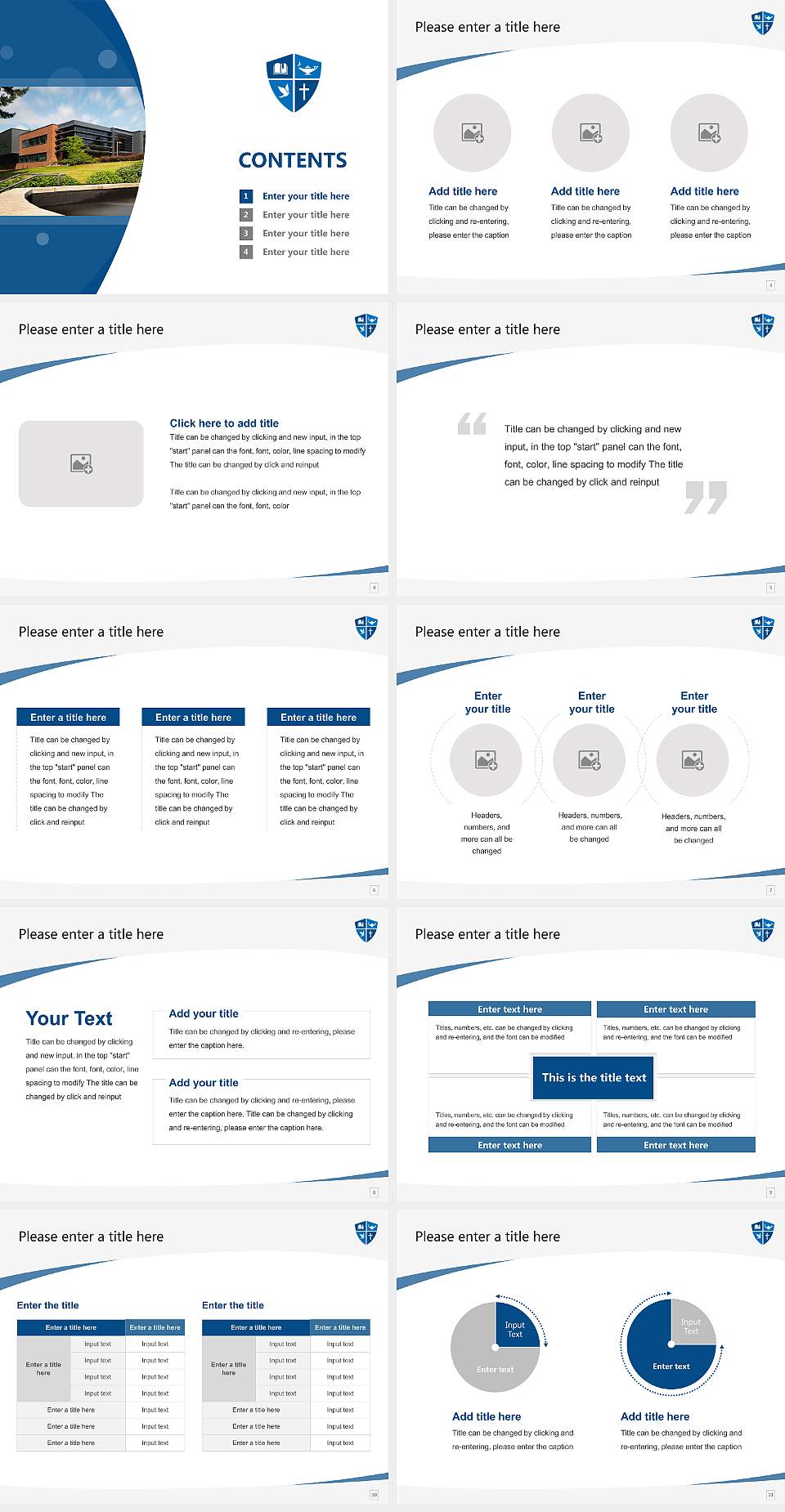 Northwest University-College of Adult and Professional Studies Course/Courseware Creation PPT Template4:3 ratio PPT effect preview image2