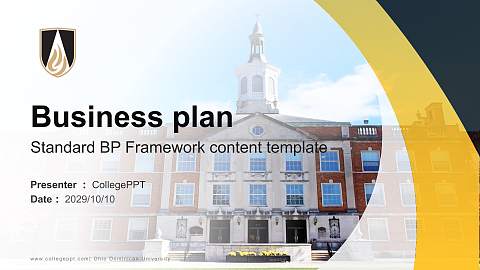 Ohio Dominican University Competition/Entrepreneurship Contest PPT Template