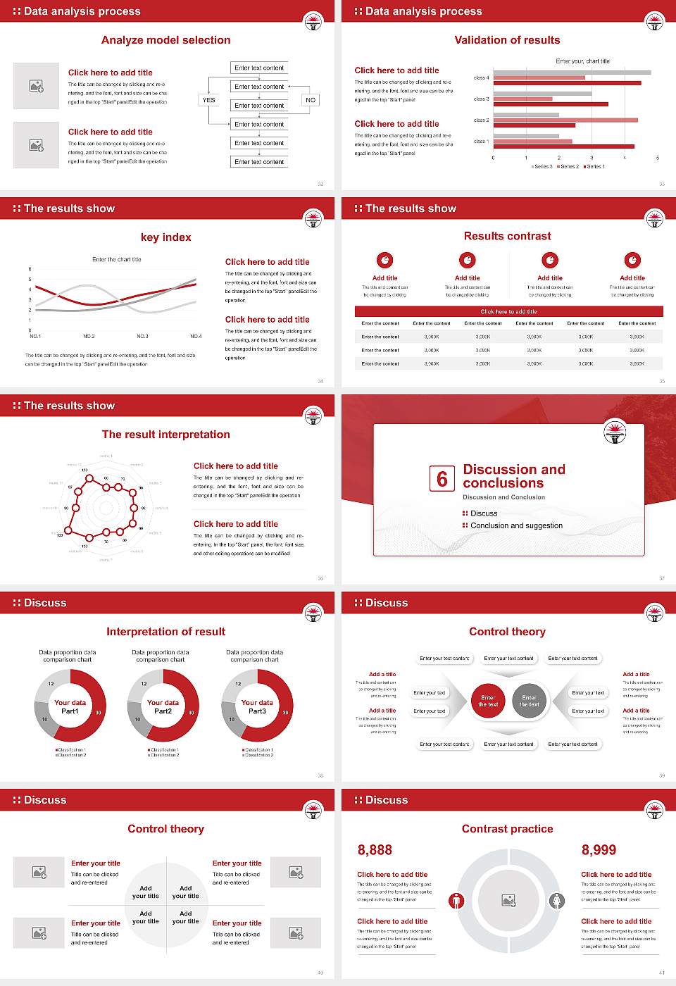 North Greenville University Graduation Thesis Defense PPT Template16:9 ratio PPT effect preview image5
