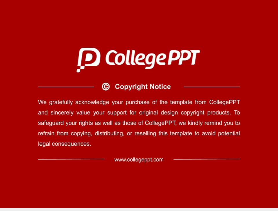Northwestern College General Purpose PPT Template4:3 ratio PPT effect preview image6