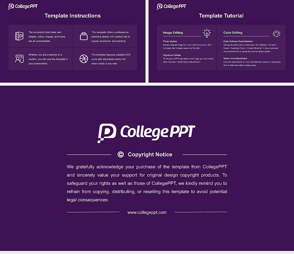 Niagara University Academic Presentation/Research Findings Report PPT Template16:9 ratio PPT effect preview image5