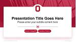 Ohio State University-Newark Campus National Scholarship Defense PPT Template