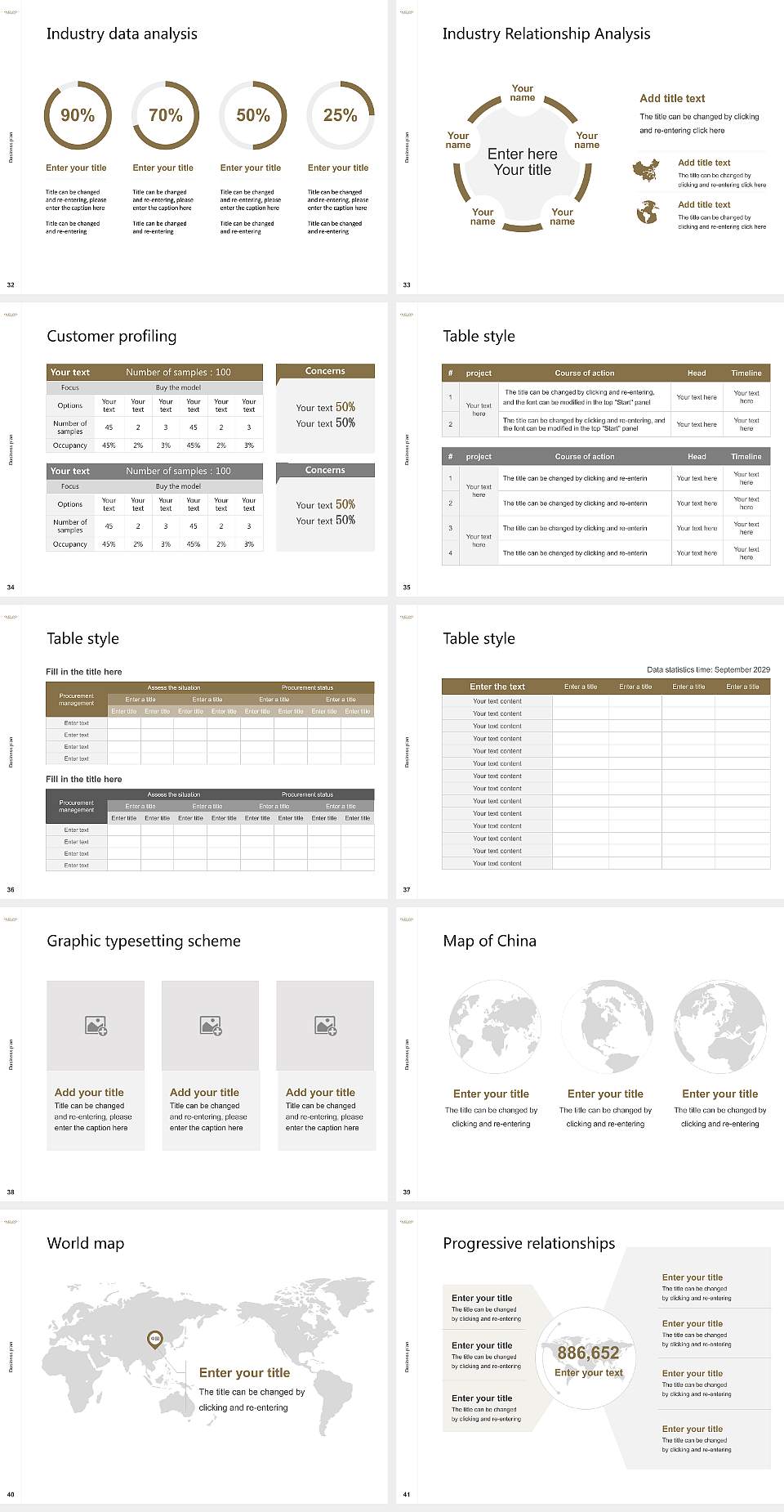Oakland University Competition/Entrepreneurship Contest PPT Template4:3 ratio PPT effect preview image5