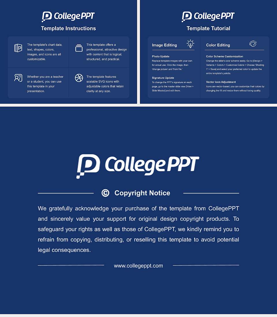North American University Academic Presentation/Research Findings Report PPT Template4:3 ratio PPT effect preview image5