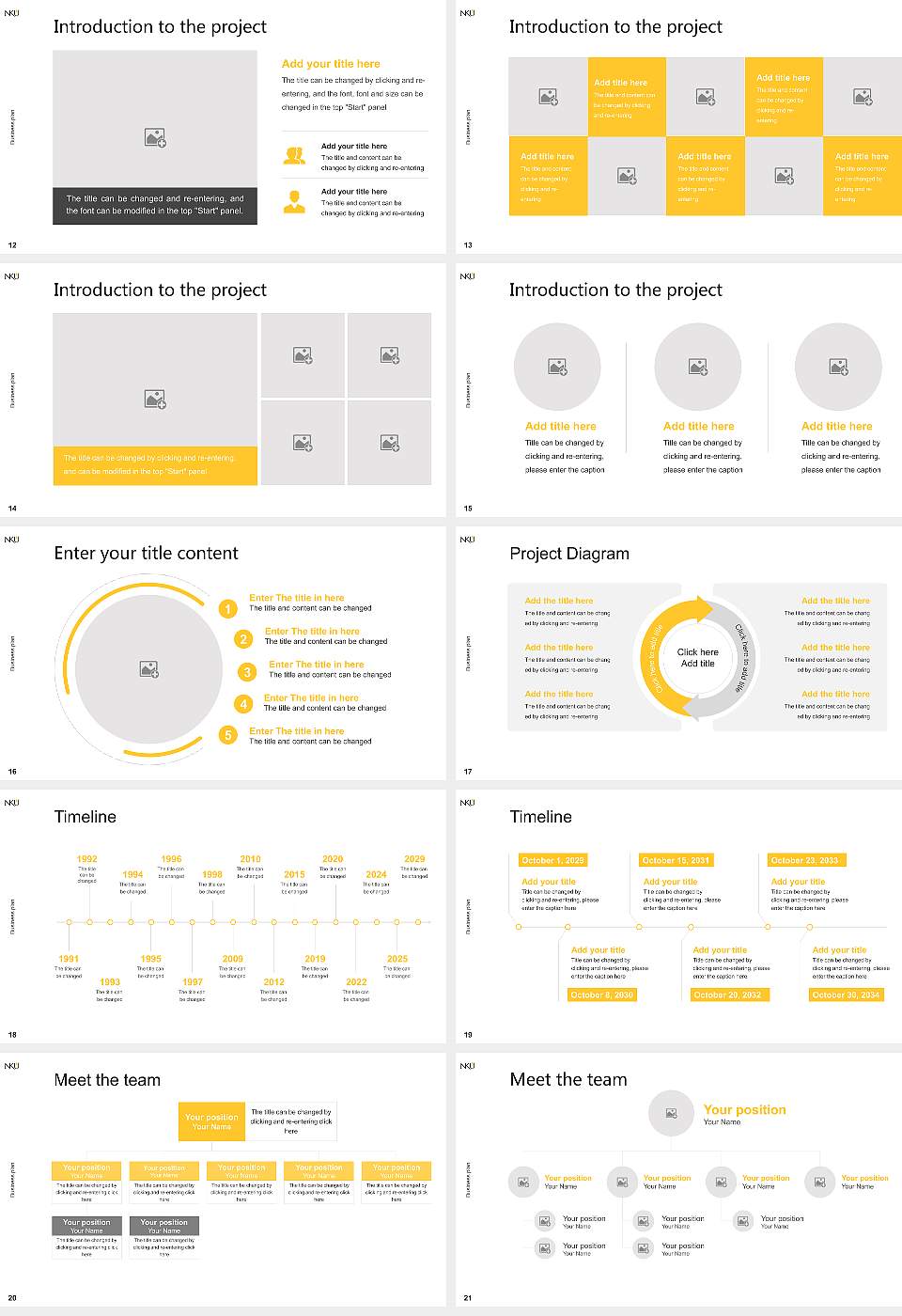 Northern Kentucky University Competition/Entrepreneurship Contest PPT Template16:9 ratio PPT effect preview image3