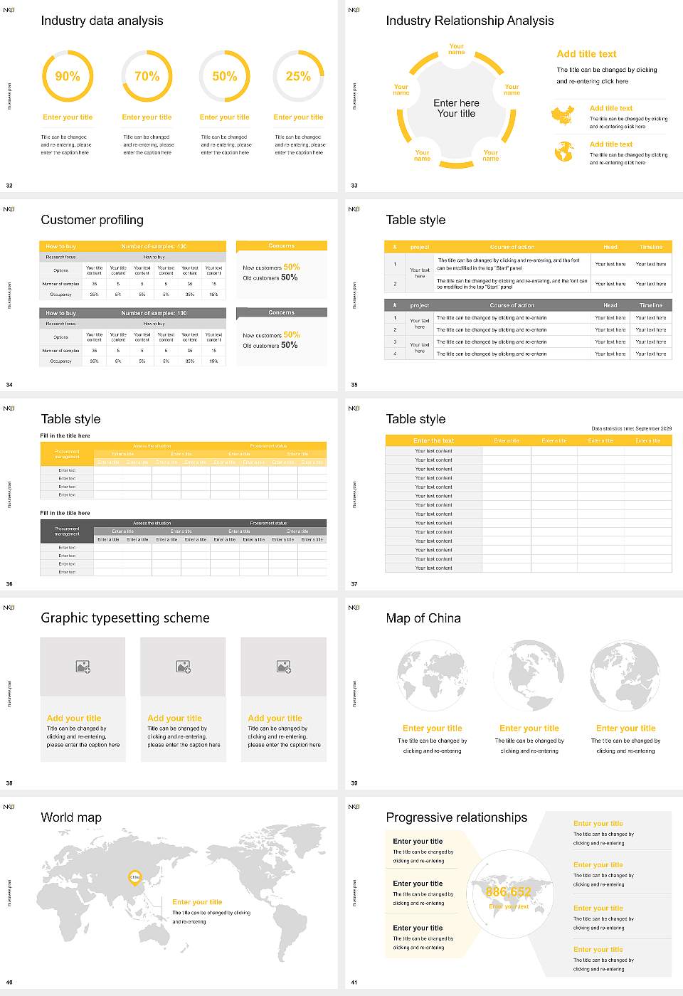 Northern Kentucky University Competition/Entrepreneurship Contest PPT Template16:9 ratio PPT effect preview image5