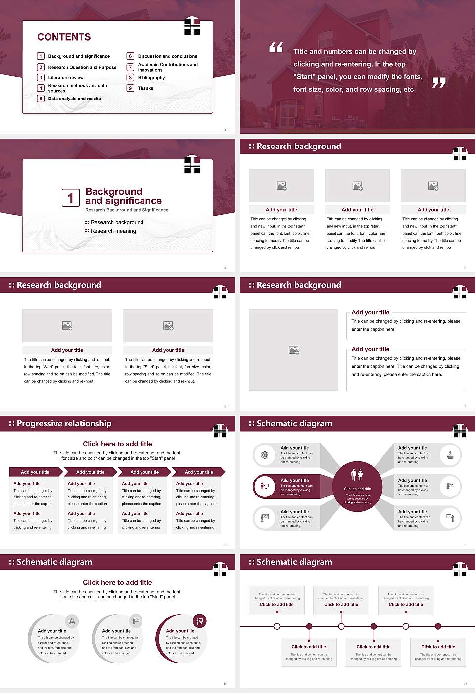 Northeastern Seminary Graduation Thesis Defense PPT Template16:9 ratio PPT effect preview image2