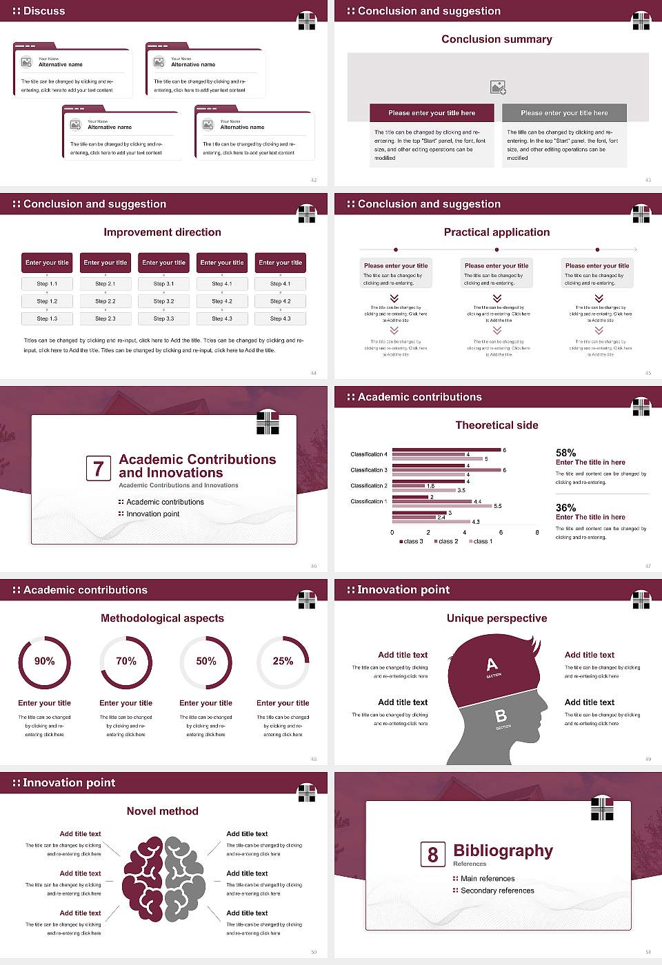 Northeastern Seminary Graduation Thesis Defense PPT Template16:9 ratio PPT effect preview image6