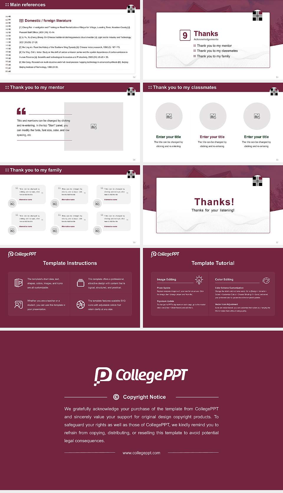 Northeastern Seminary Graduation Thesis Defense PPT Template16:9 ratio PPT effect preview image7