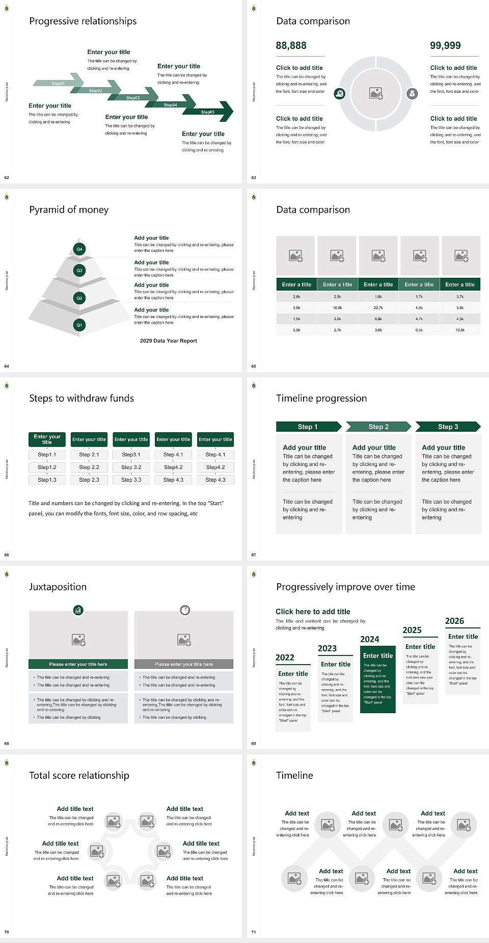 Northern Michigan University Competition/Entrepreneurship Contest PPT Template4:3 ratio PPT effect preview image8
