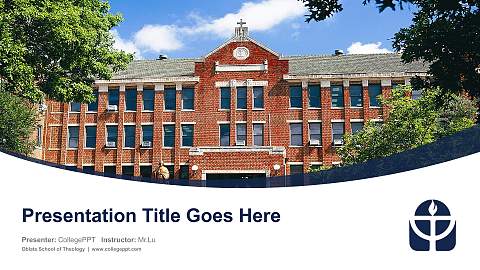 Oblate School of Theology Course/Courseware Creation PPT Template