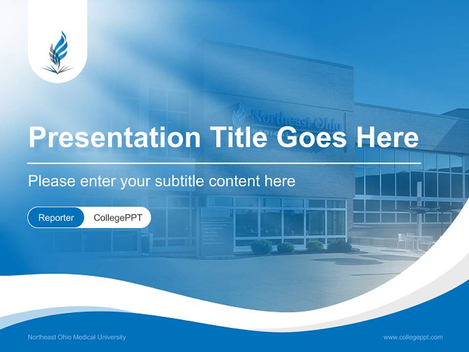 Northeast Ohio Medical University Lecture Sharing and Networking Event PPT Template4:3 ratio PPT effect preview image4