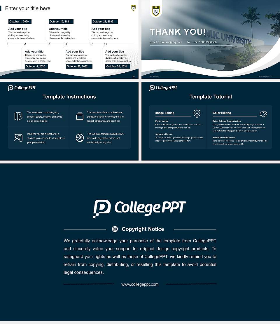 Nuc University Lecture Sharing and Networking Event PPT Template16:9 ratio PPT effect preview image4