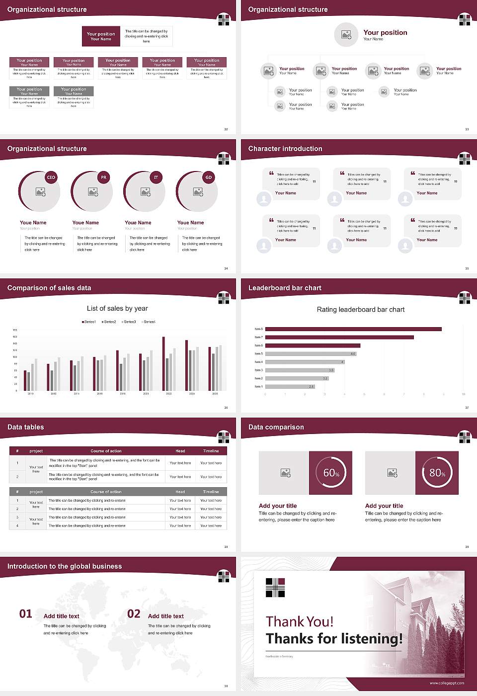 Northeastern Seminary Academic Presentation/Research Findings Report PPT Template16:9 ratio PPT effect preview image4